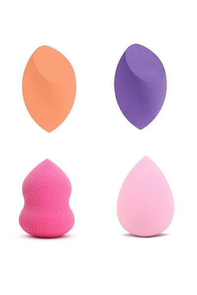 Deep Passion 4-Piece Pear Colored Makeup Sponge