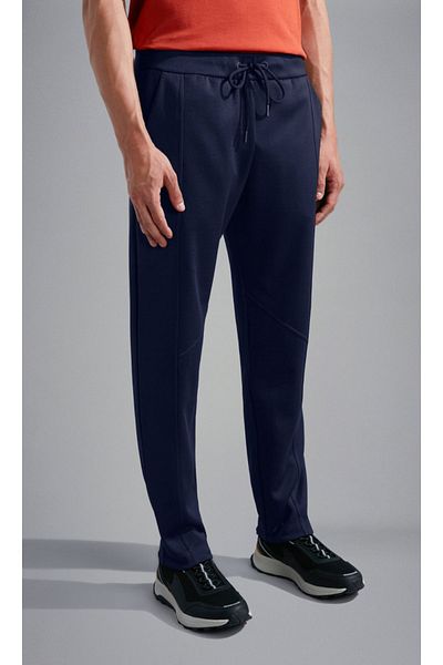 PAUL&SHARK Navy Blue Straight Model Regular Waist Men's Trousers - 14311878 -050