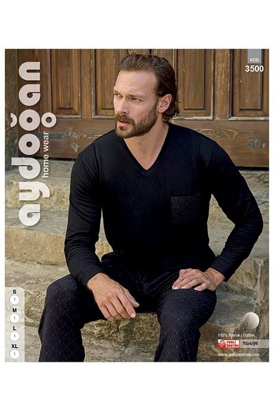 Aydoğan Men's Single Jersey Pajama Set 3500