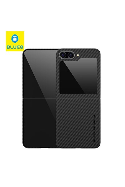 BLUEO حافظة هاتف سامسونج فليب 6 بانك ارمور من ألياف الأراميد مضادة للسقوط 150...