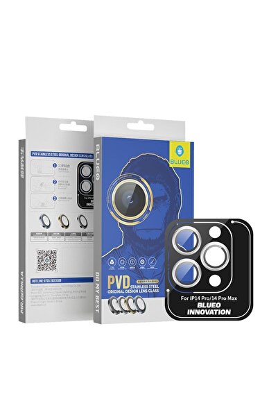 BLUEO İphone 14 Pro / 14 Pro Max Stainless Steel Su / Toz Geçirmez Gümüş Pvd ...