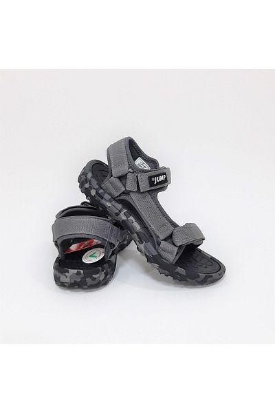Jump 30066 Model Gray Boy's Sandals - Velcro and Comfortable Design