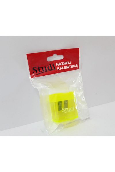 renkli çiçekler Pencil Sharpener Double Blade Large Size Light Green Color Pencil Sharpener