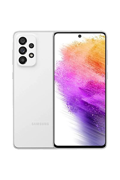 Samsung Yenilenmiş Samsung Galaxy A73 128 GB Beyaz Cep Telefonu (12 Ay Garantili) - C Kalite
