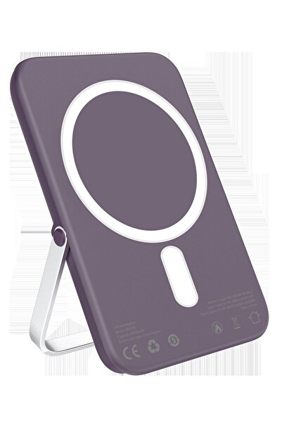 X-Level Xp2295 X-powermagplus Manyetik Standlı Kablosuz Magsafe Powerbank 10000mah Mor Xlevel