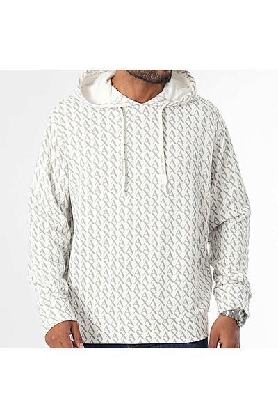 Armani Exchange Мъжки ежедневен черен суитшърт - дълъг ръкав, лого на марката, 8NZMCW ZJNRZ-41BF