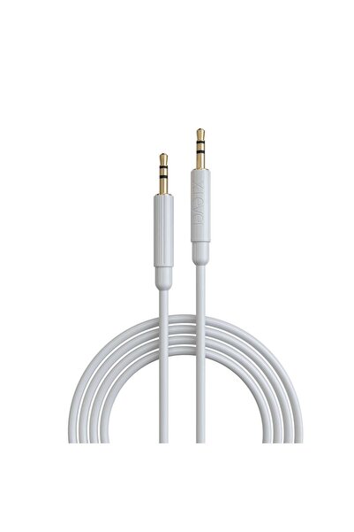 X-Level X-Audio White Aux Audio Cable - 3.5mm Stereo, 1m Xlevel