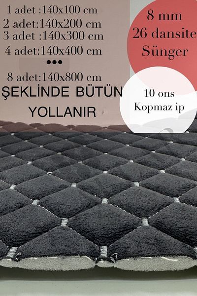 UYSALLAR SUNİ DERİ Ταπετσαρία Ραμμένο Σφουγγάρι Ύφασμα Καπιτονέ 140 εκ. Πλάτος