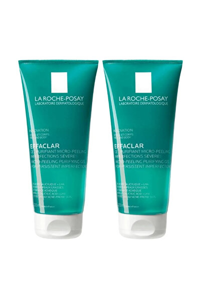 La Roche Posay جل إيفاكلار للتقشير الدقيق - 200 مل × 2