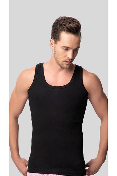 DONEX 2110 % 100 Cotton Ribana Singlet Men's 3-Piece Singlet