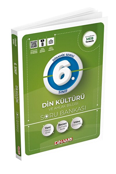 Dinamo Yayınları 2025 6.sınıf Din Kültürü Soru Bankası Yeni Nesil
