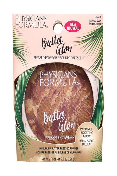 Physicians Formula Butter Glow Baked Powder Pressed Powder, Translucent Glow, Natural Glow High Pigmented Face Powder