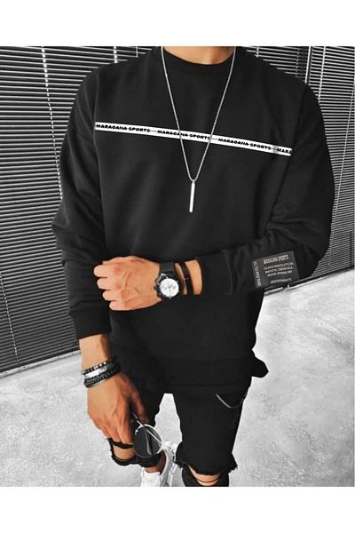Maracana Trend Printed Cotton Sweatshirt