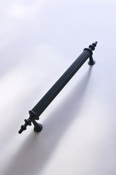 ABERTİCARET 1. Class Metal Peak Black 128 mm (12.8 cm) Kitchen, Cabinet, Drawer Handle