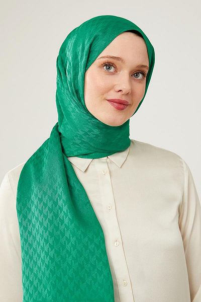 Levidor Şal cu picior de găină cu model jacquard Benetton