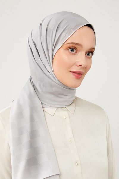 Levidor Elegance A.Silver Shawl - Model de șah și jacquard