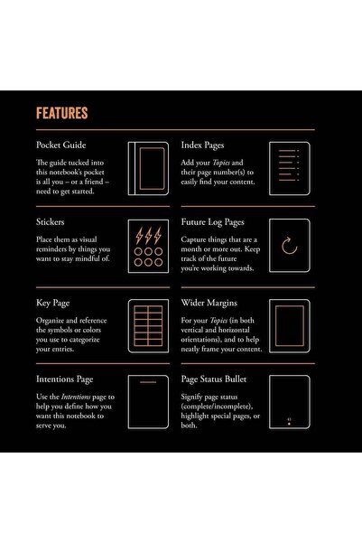 Leuchtturm1917 Leuchtturm 1917 Bullet Journal Edition 2 A5 Sert Kapak 240 Noktalı Sayfalar Pudra 363573