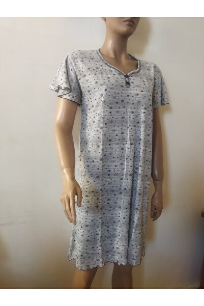 Flamingo Baskılı Gecelik-Elbise