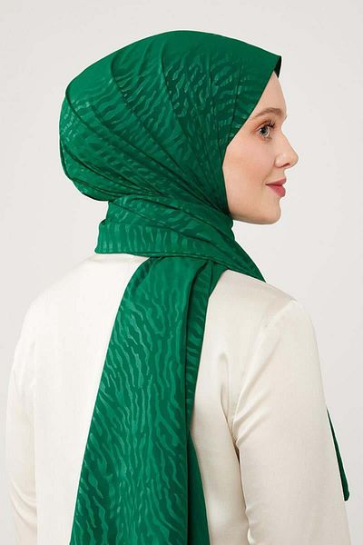 Levidor Σάλι Ζακάρ με σχέδιο Elegance Emerald