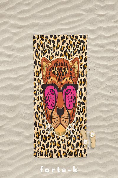 Fortek Home Large Size Pajama Towel - 75x150 cm (Summer)