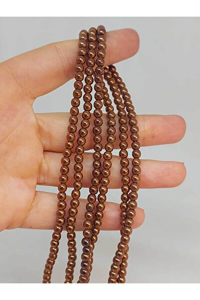 Yasamtohumu Довжина 9 см Четверть нитки з гематитовими каменями - 4 мм (48180)