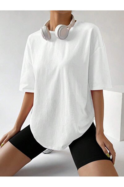 MODAVİBE Tricou cu croială lejeră pentru femei - Croială simplă Modavibe