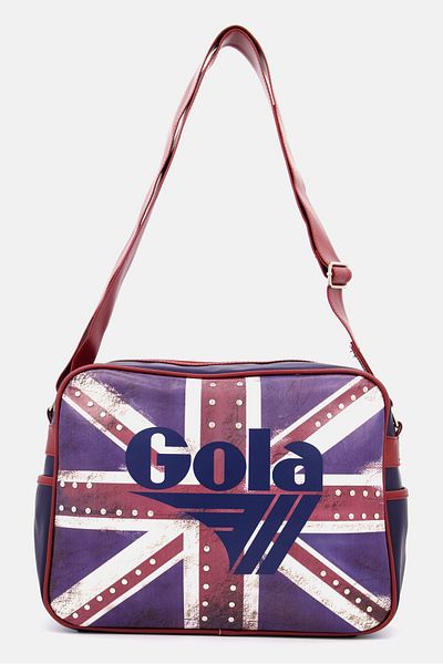 Gola Men Brand Logo Business Bag 26 H X 36 L X 16 W Cm, Navy