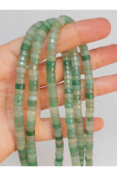 Yasamtohumu Dužina narukvice od aventurinskog kamena u obliku pola niza 3x6mm...