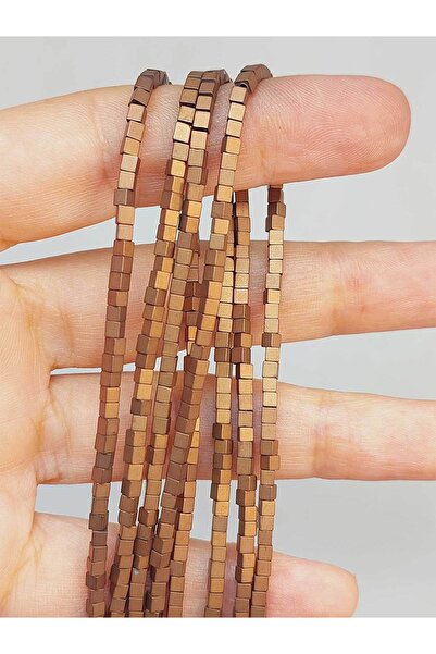 Yasamtohumu Četvrtina niza od hematitnog kamena - dužina 9 cm, 2*2 mm (49650)