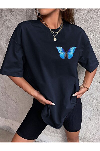 MODAVİBE Fashion Vibe ženska majica sa leptirom Štampano