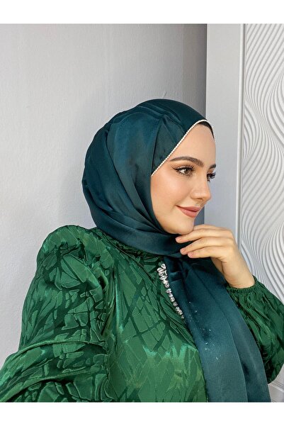 MİS İPEK سلسلة شال نسائية حجاب مرصعة بالأحجار - تابع