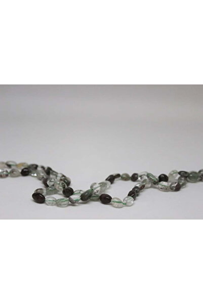 Yasamtohumu طول 9 سم لودوليت سلسلة ربع من الحجر الطبيعي