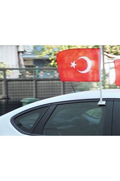 ROLLEYS Flamalı Araç Konvoy Türk Bayrağı 30 X 45 - 100 Adet