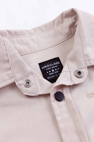 Gold Class Kidswear Basic Boy's Shirt - Foldable LonG Sleeve