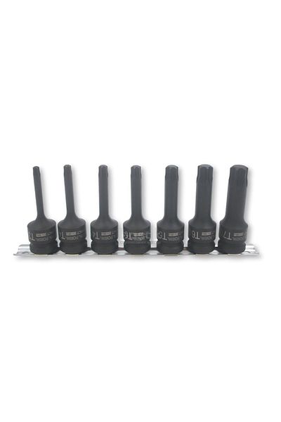 CETA FORM 1/2" air SoCket 7 PieCe Torx Set - C68-rt07
