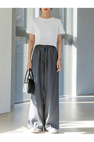 MODAVİBE Tricou Crop pentru femei Moda Vivibe