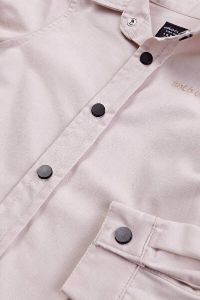 Gold Class Kidswear Basic Boy's Shirt - Foldable LonG Sleeve
