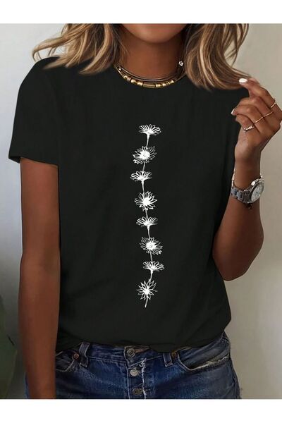 MODAVİBE Tricou imprimat pentru femei Moda Vibe