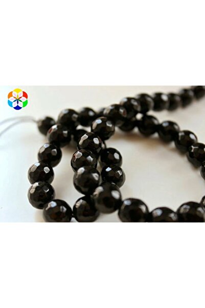 Yasamtohumu Oniks (Oniks) Fasetirani kroj Četvrtina Niti - 9cm dužine, 10mm k...