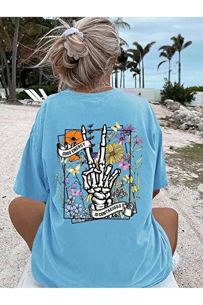 MODAVİBE Γυναικείο T-Shirt Moda Vibe - Χαλαρή εφαρμογή και με στάμπα