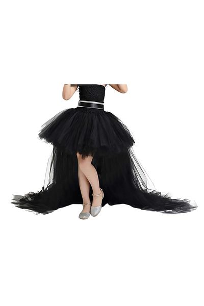 nsmkidslife Fusta tutu cu coadă lungă la spate pentru fete