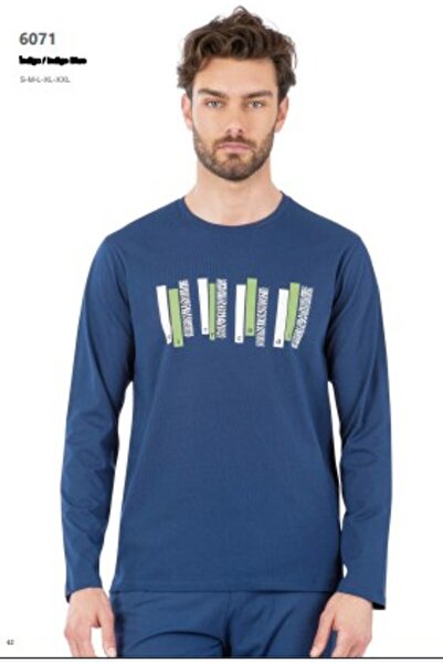 Pierre Cardin Ανδρικό σετ πιτζάμες με μακριά μανίκια 6071