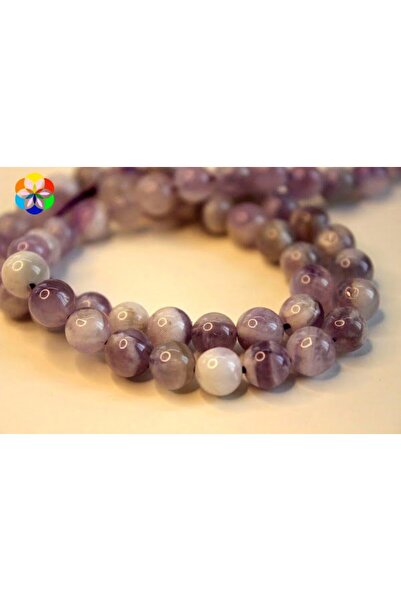 Yasamtohumu Πέτρα Αμέθυστου 5-6 χιλιοστών, τεταρτημοριακή σειρά - Μήκος 9 εκ.