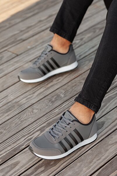 BOUIS Чоловічі димчасті шнурівки Повсякденні Зручна підошва Стильний дизайн Прогулянкові Казуальні кросівки Спортивне взуття