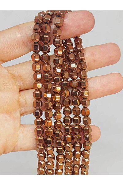 Yasamtohumu Довжина 9 см, чверть низка з гематитовим каменем - 5,5 мм (48172)