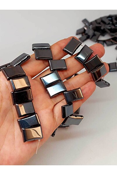 Yasamtohumu Довжина 9 см. Четверть нитки з трьома отворами з гематитовим каме...