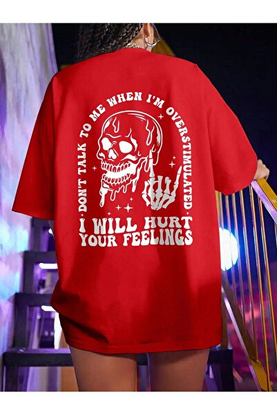 MODAVİBE Tricou pentru femei Fashion Vibe - Largi, Imprimat