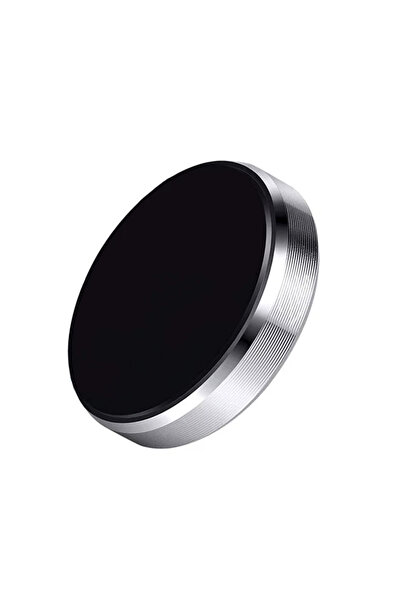 zibo Araç Içi Telefon Tutucu Mini Mıknatıslı Telefon Tutucu Silindir Metal Ma...