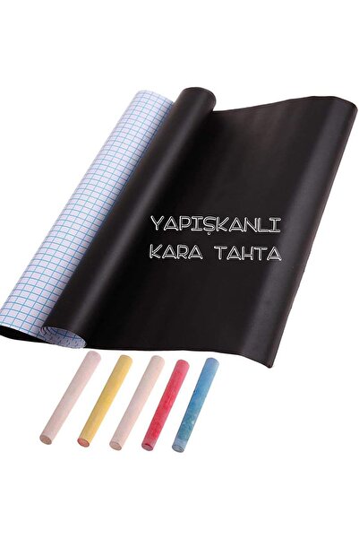 KRİZANTEM Rulo Halinde Silinebilir Pano Yapışkanlı Kara Tahtası Hayal Panosu ...