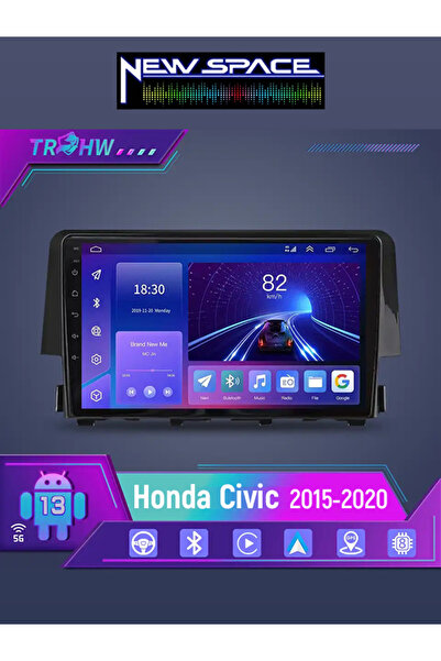 NEWSPACE HONDA FC 5 ANDROİD 8GB RAM 128GB ROM 8 ÇEKİRDEK CARPLAY MULTİMEDYA